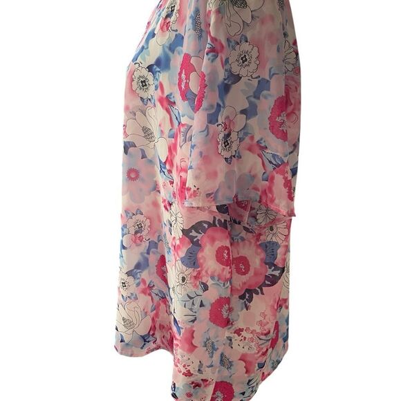 Floral Print Women's Top - Picture 4 of 5